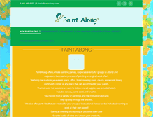 Tablet Screenshot of paintalong.com
